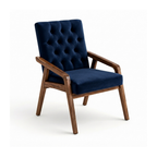 Comedor Modelo Austria 4 Sillas 1 Banca Azul Marino
