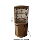 Mueble de Cantina Portonova Okume