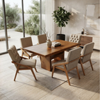 Comedor Modelo Austria 6 SIllas Beige