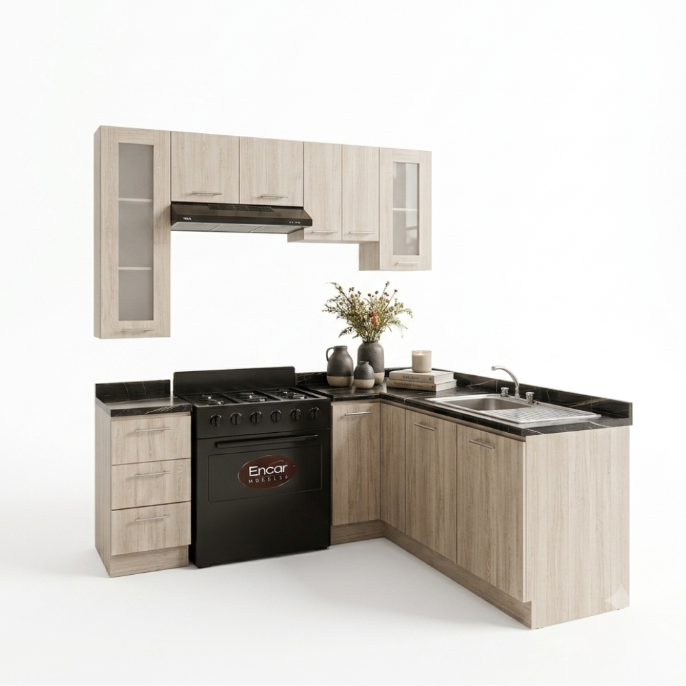 Cocina Modelo Montreal Encino Polar