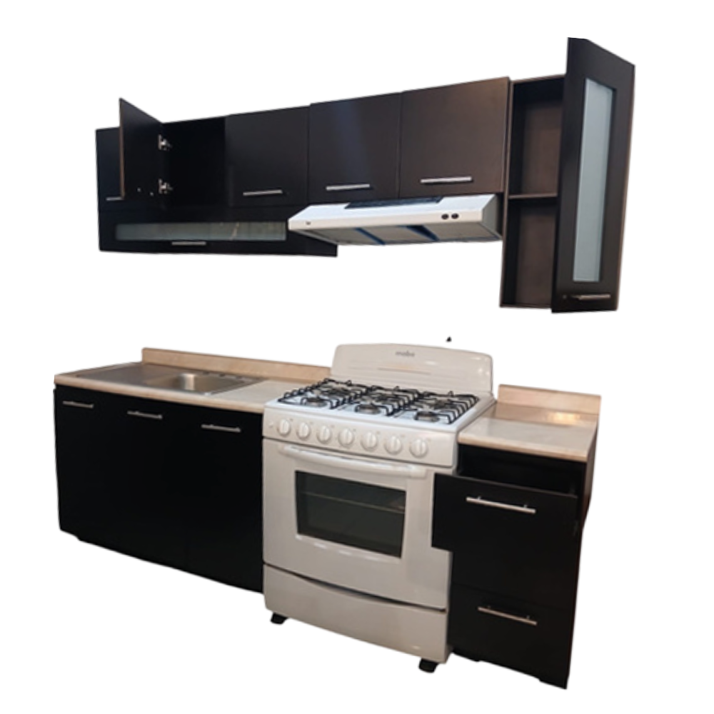 Cocina Modelo Romana Color Chocolate