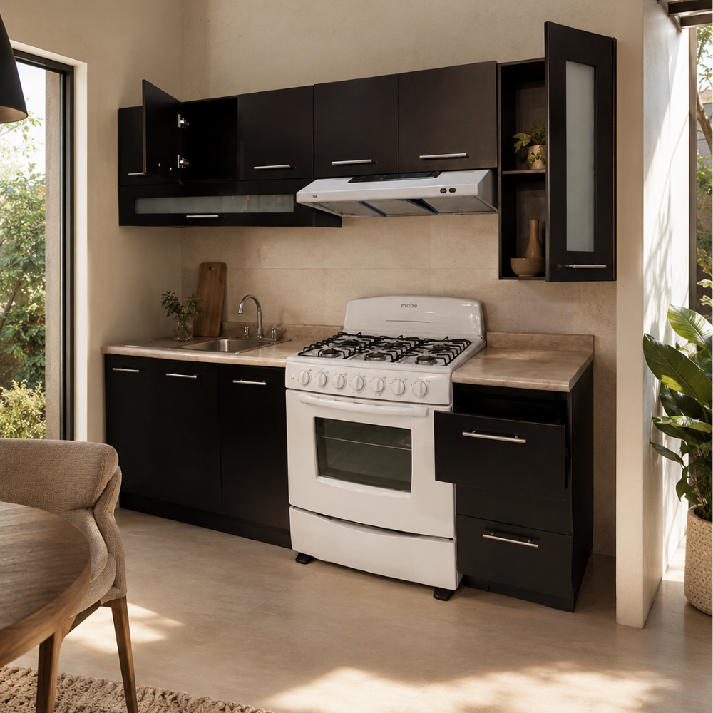 Cocina Modelo Romana Color Chocolate