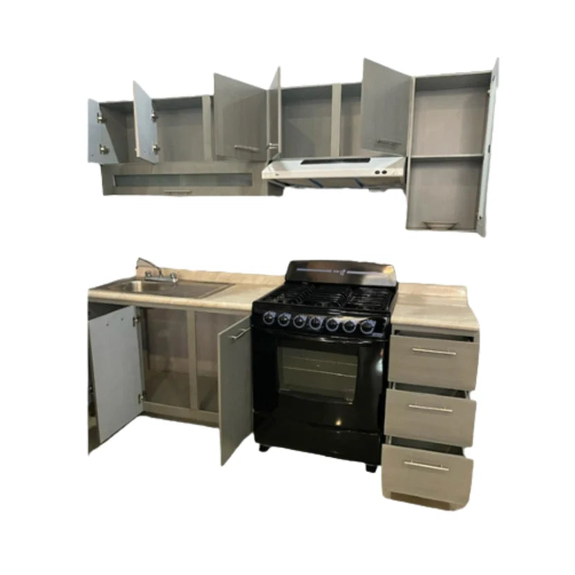 Cocina Modelo Romana Color Gris