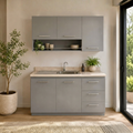 Cocina Modelo Bella Color Gris