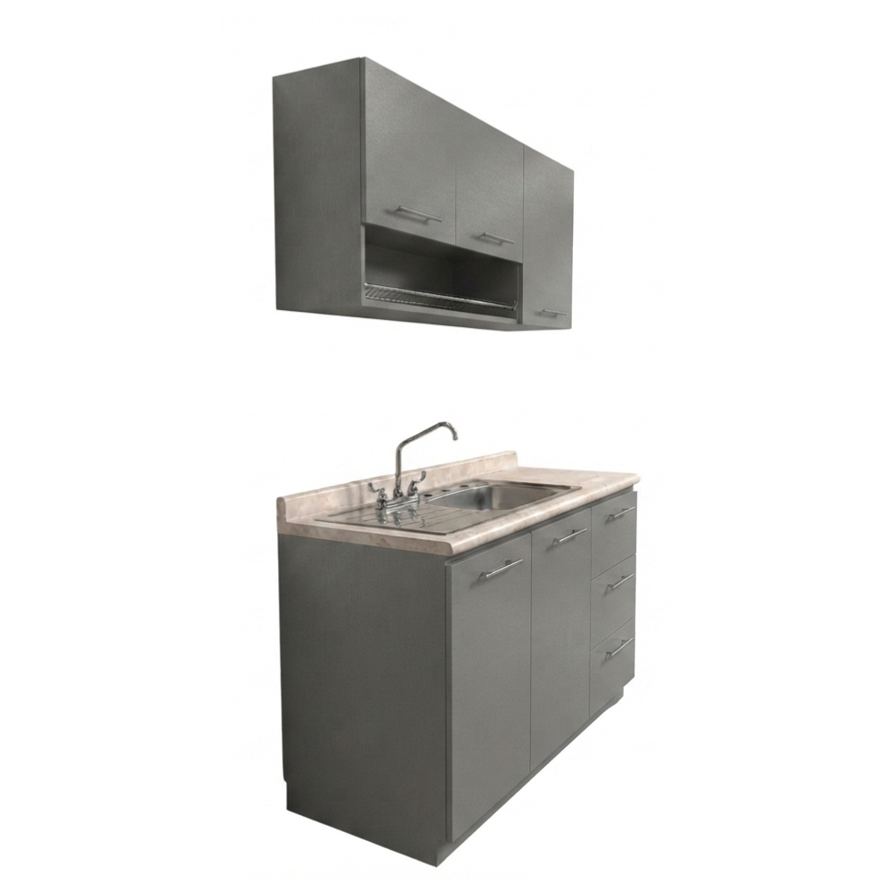 Cocina Modelo Bella Color Gris