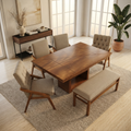Comedor Modelo Austria 4 Sillas 1 Banca