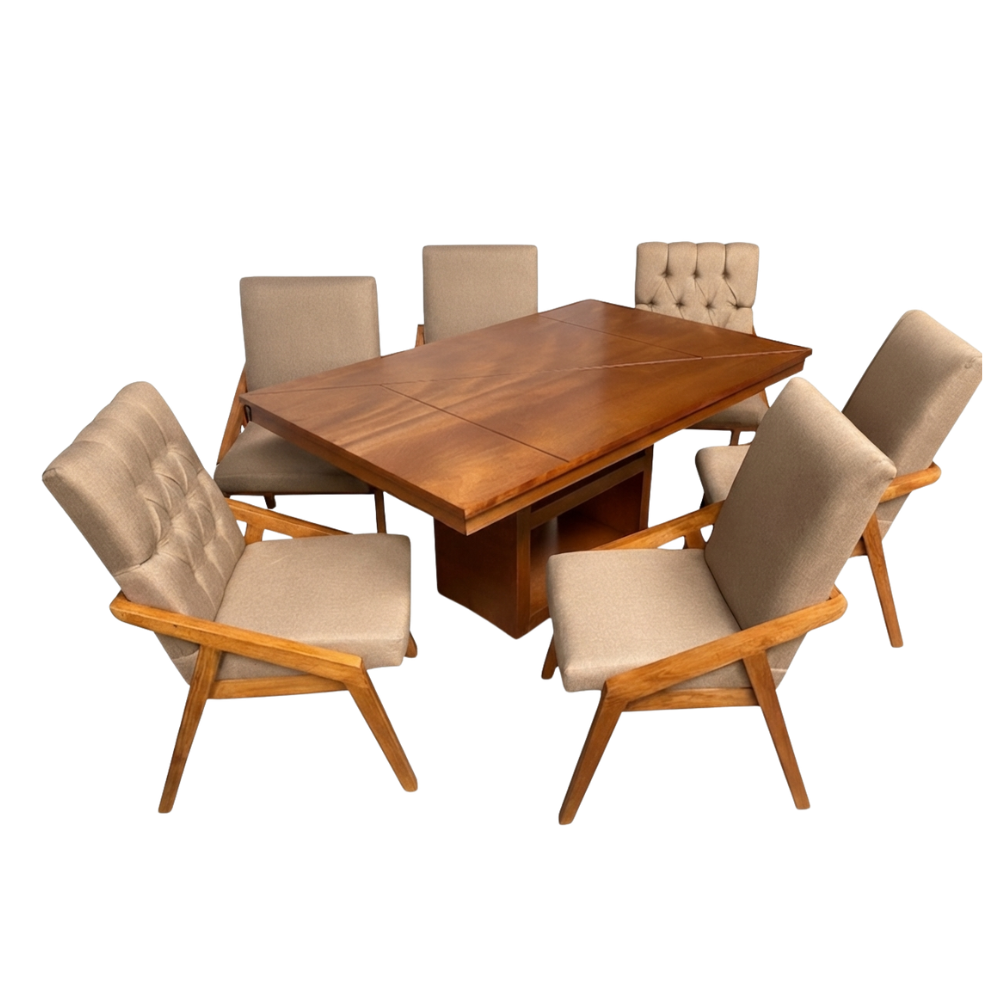 Comedor Modelo Austria 4 Sillas 1 Banca