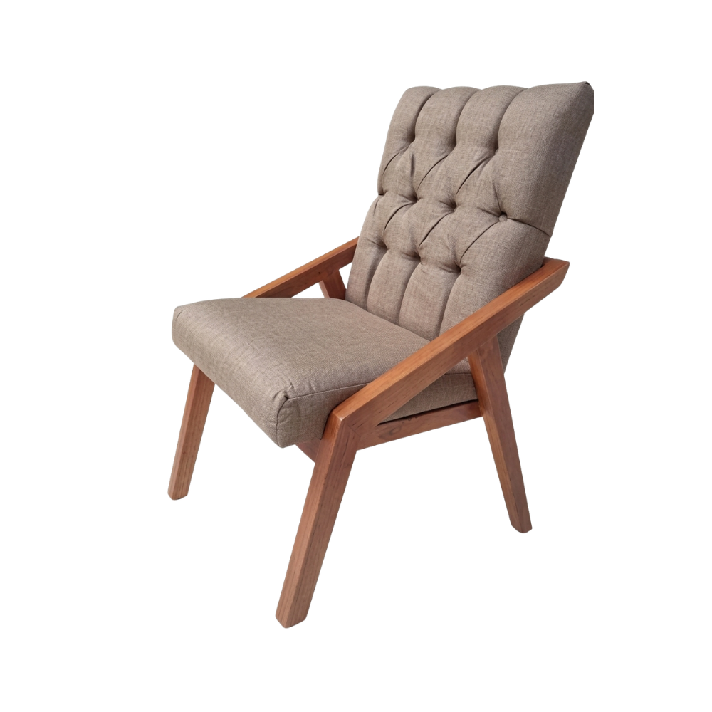 Comedor Módelo Austria Beige 3 Sillas 1 Banca