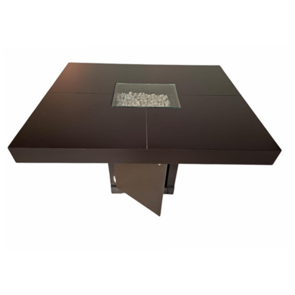 Comedor Modelo Viena 4 Sillas Color Chocolate