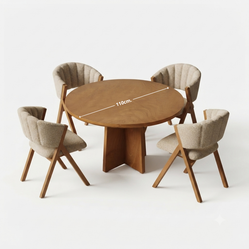 Comedor de 4 Sillas Modelo Londres