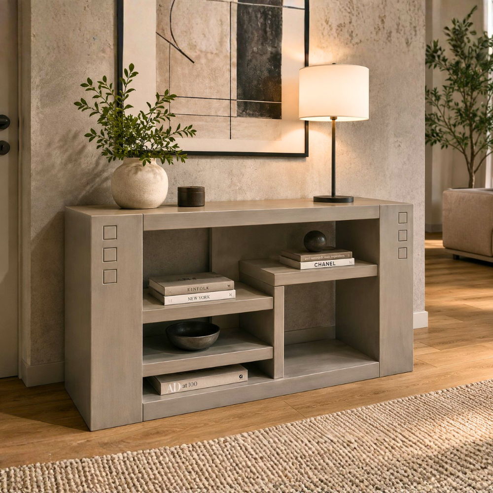 Mesa TV Modelo Rober Gris