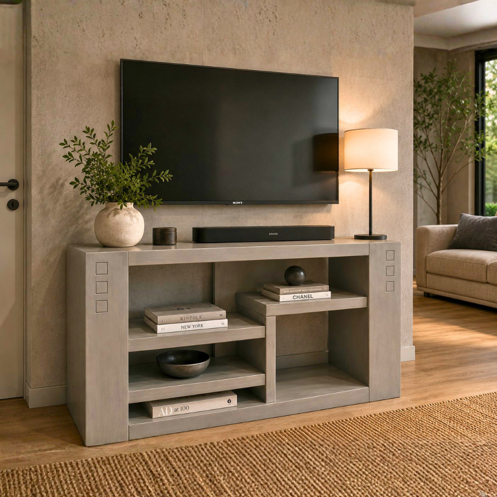 Mesa TV Modelo Rober Gris